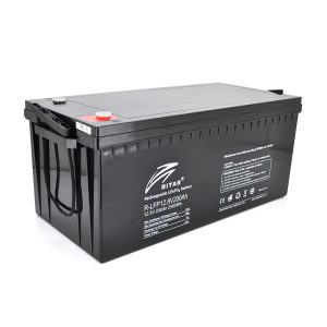 Акумуляторна батарея з bluetooth Ritar LiFePO4 12,8V 200Ah 2560Wh BMS100@4S ( 522 х 240 х 219 (224) ) Q1