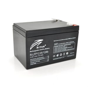 Акумуляторна батарея Ritar LiFePO4 12,8V 12Ah 153,6Wh BMS6A@4S ( 150 x 98 x 95 (100) ) Q6