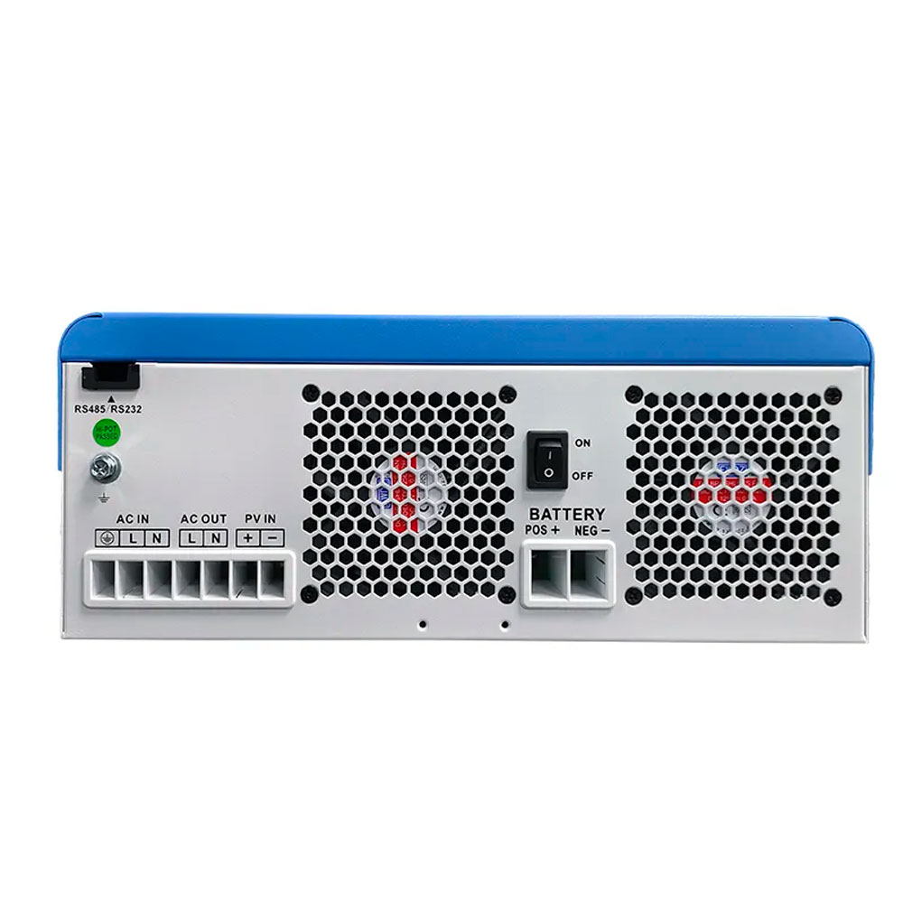 Гібридний інвертор ANENJI ANJ-6200W-48V-WIFI, 6200W, 48V, charge 80A(max), 170-280V, МРРТ60-500VDC, RS485. RS232, WiFi, 482x290x113mm, 10 kg, Q1 - Зображення 5