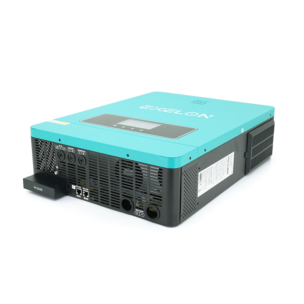 Гібридний інвертор Exelon EMAX PRO-10.2 KVA, 10200VA/8000W, 48V, струм заряду 0-160A, MPPT (90-450VDC, 2/18A), 530x390x170mm, 16.2 kg - Зображення 5