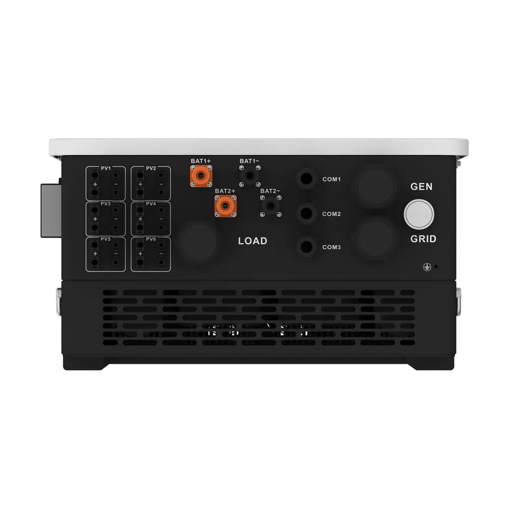 Гібридний інвертор (hybrid) Deye SUN-80K-SG02HP3-EU-EM6 HV, 80кВт, трифазний, (MPPT 150-1000/36A/АКБ 150-800V/50A)Parallel - Зображення 2