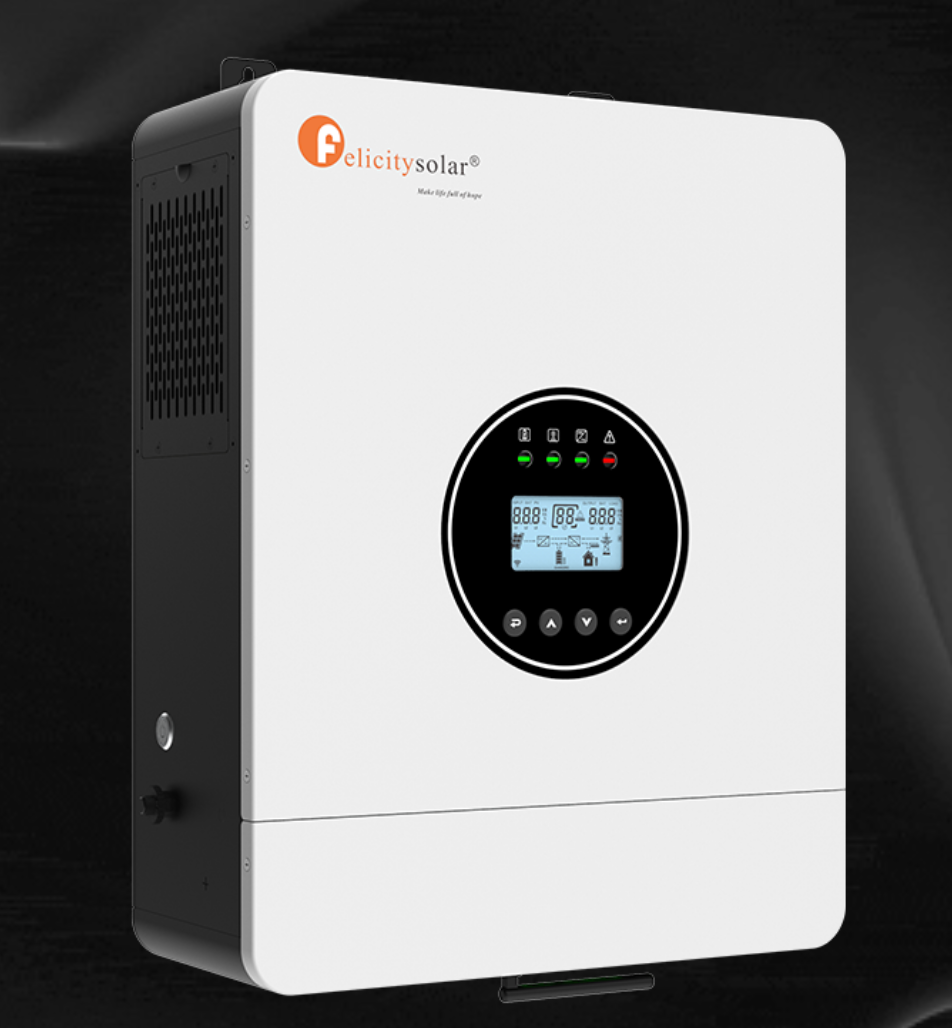 Гібридний інвертор Felicity IVEM6048 6KVA 48V RS485 MPPT(90V-450V) 230Vac 120A(Parallel)