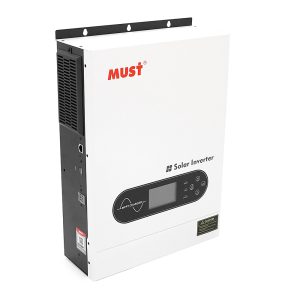 Гібридний інвертор MUST PV18-4024ECO. 4000W, 24V, струм заряду 60A, 170-280V, MPPT (100А, 60-360 Vdc), 318 454 122.5 мм. 8 кг.