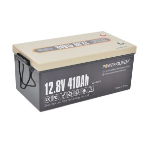 Акумуляторна батарея LiFePO4 Power Queen 12.8V 410Ah , 5240Wh, BMS 250A, ≥4000 циклів, 522*240*218 мм