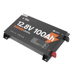 Аккумуляторная батарея LiFePO4 Li-TIME 12.8V 100Ач 1280Wh, BMS 100A, METAL CASE, до 6000 циклів