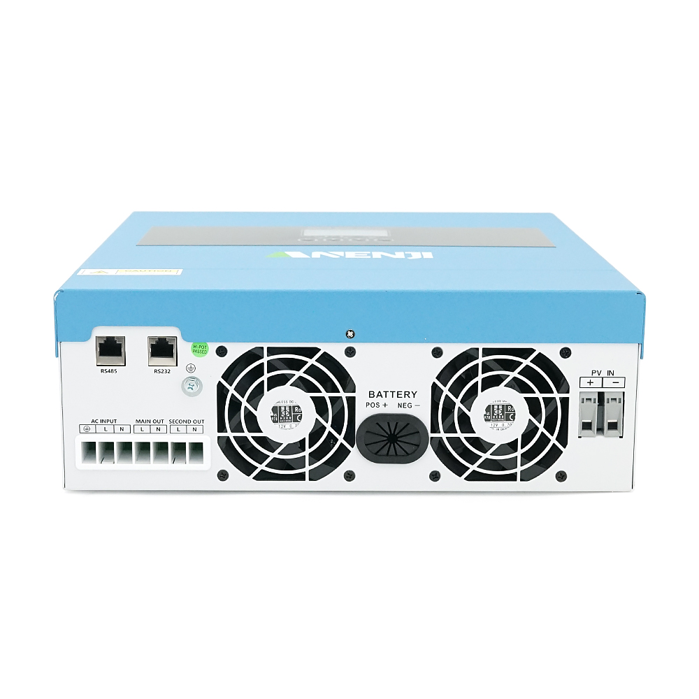 Гібридний інвертор ANENJI ANJ-4000W-24V WIFI, 4200W, 24V, charge 80A(max), 170-280V, МРРТ60-500VDC, RS485. RS232, WiFi, 358x295x100mm, 7 kg, Q1 - Зображення 3
