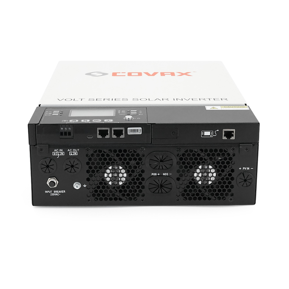 Гібридний інвертор AXPERT VM III-6KW-WIFI COVAX, 6000VA6000W, 48V, ток заряда 0-60A, 170-280V, MPPT (120А, 60-450 Vdc), 115*300*435mm. 10kg - Зображення 3
