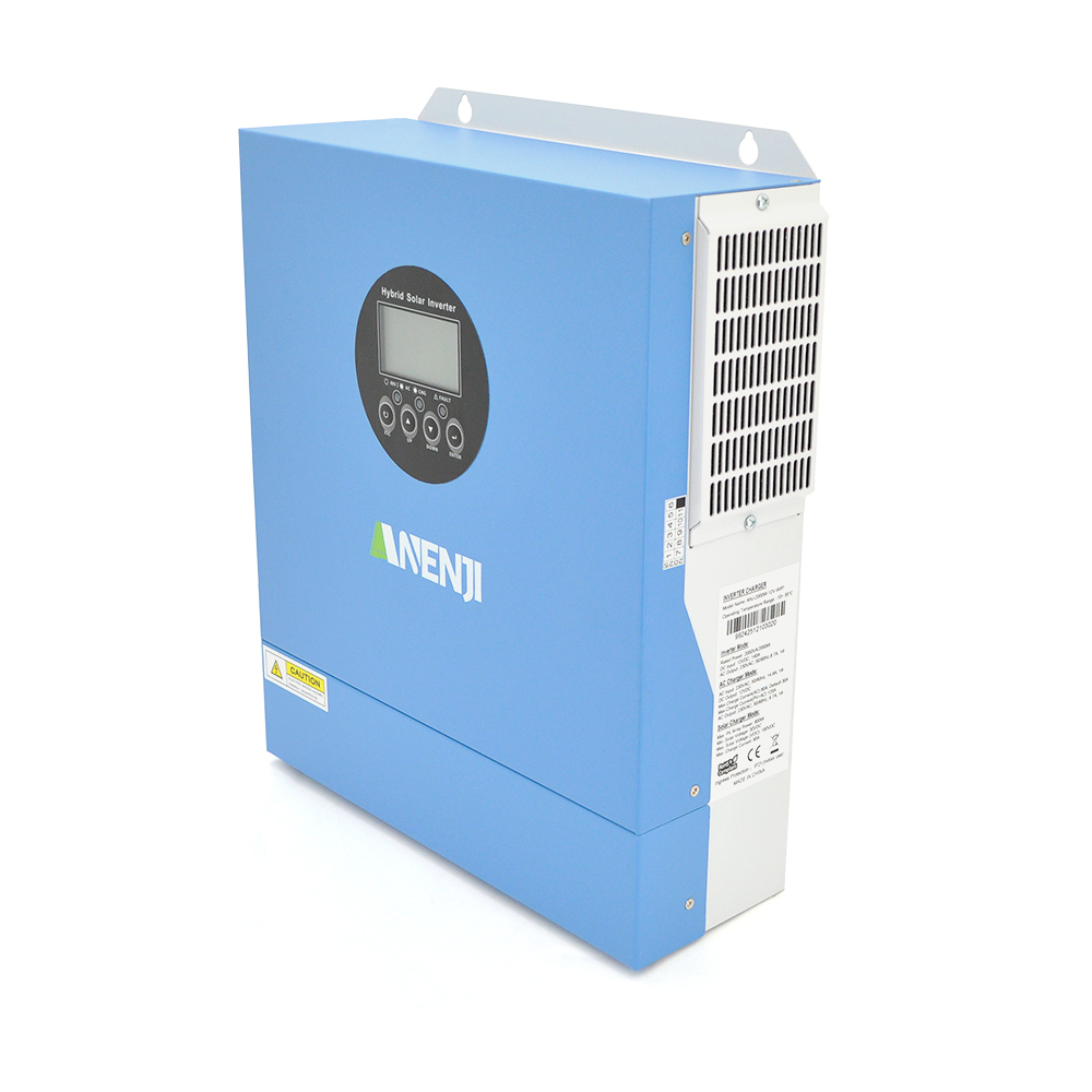 Гібридний інвертор ANENJI ANJ-2000W-12V WIFI, 2000W, 12V, charge 60A(max), 170-280V, МРРТ60-160VDC, RS485. RS232, WiFi, 358x295x100mm, 7 kg, Q1 - Зображення 2