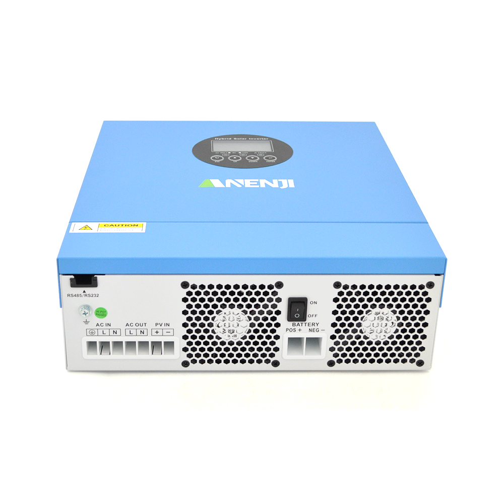 Гібридний інвертор ANENJI ANJ-2000W-12V WIFI, 2000W, 12V, charge 60A(max), 170-280V, МРРТ60-160VDC, RS485. RS232, WiFi, 358x295x100mm, 7 kg, Q1 - Зображення 3