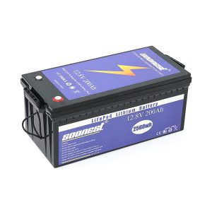 Акумулятор SOONEST LiFePO4 12,8V 200Ah, (50/100A), 0°C до 50°C, гвинт M8, 530*250*270 мм. 21 кг