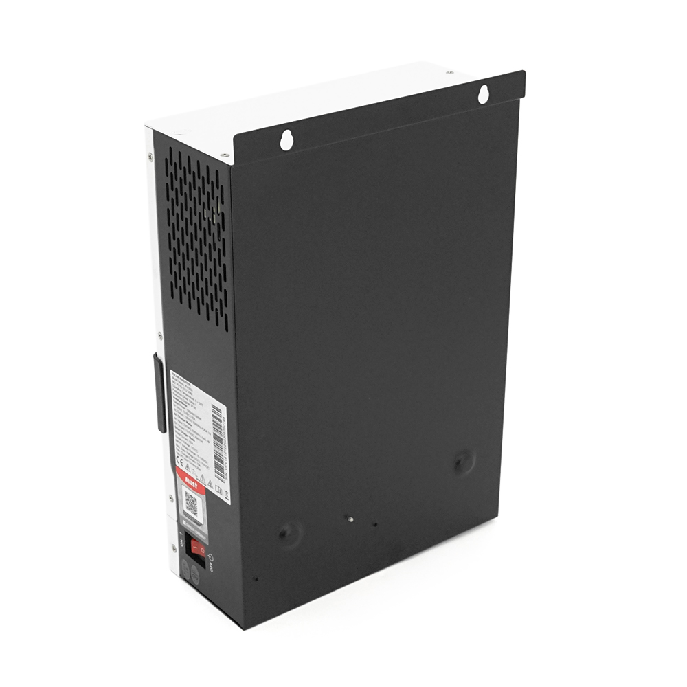 Гiбрiдний ДБЖ MUST PV18-1012VPM, 1000W, 12V, ток заряда 10-20A, 170-280V, MPPT (60А, 105 Vdc), 225*355*92 мм, 5.5 кг - Зображення 2