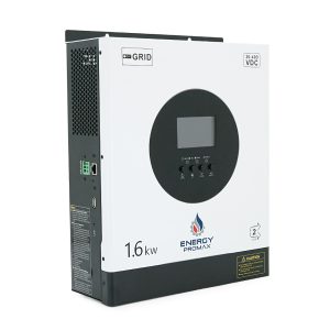 Гібридний інвертор  ENERGY PROMAX VM II-1600W-12V, 2000VA/1600W, 12V, струм заряду 16-80А, MPPT 80А, 290*367*111мм, 6,4 кг