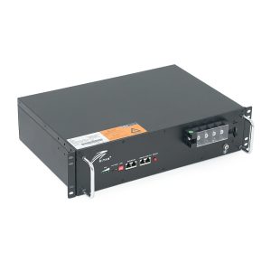 Акумуляторна батарея Ritar LiFePO4 25,6V 100Ah с Bluetooth, 2560Wh BMS100@8S для монтажу в стійку ( 522 х 240 х 219 (224) ), 23kg Q1